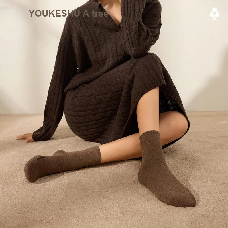 YOUKESHU Mid Calf Socks Women's-9