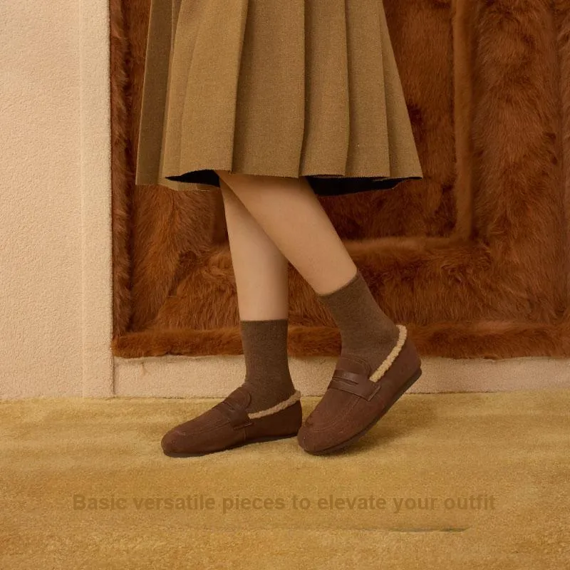 YOUKESHU Mid Calf Socks Women's-15
