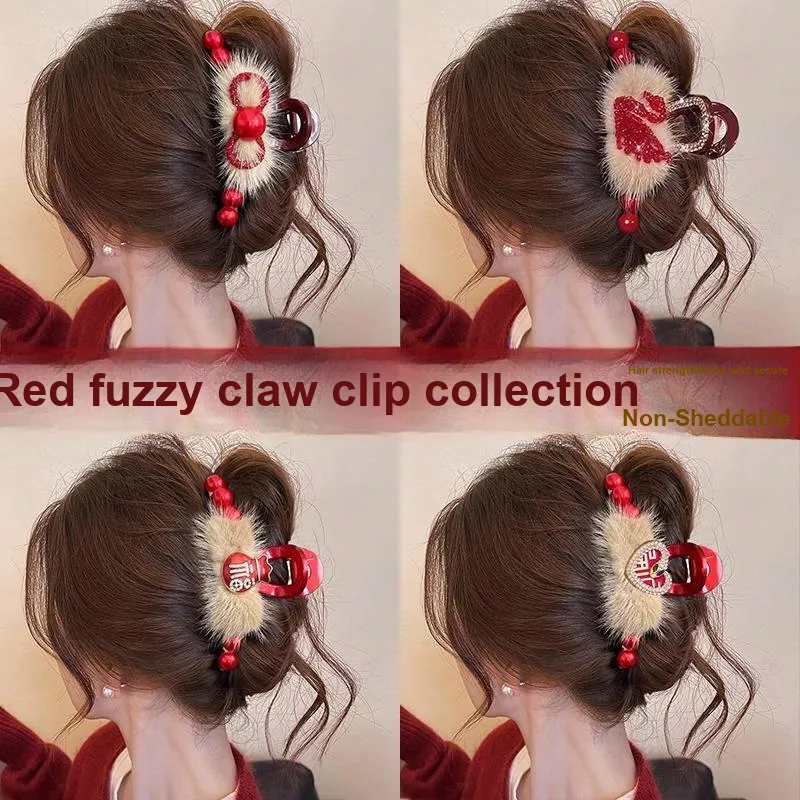 Danqin Acrylic Hair Clips Women's-16