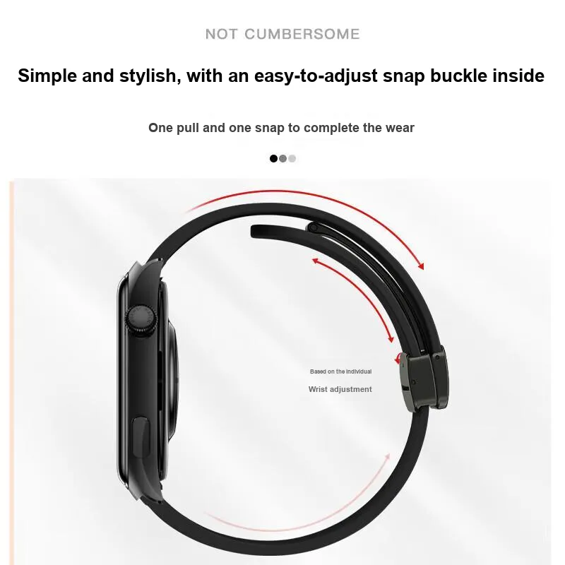 PULAISI Xiaomi Compatibility Watch Band Silicone Material-19
