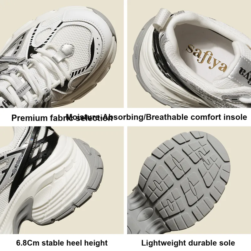 Safiya Low Top Chunky Sneakers 6.8cm Women's-1