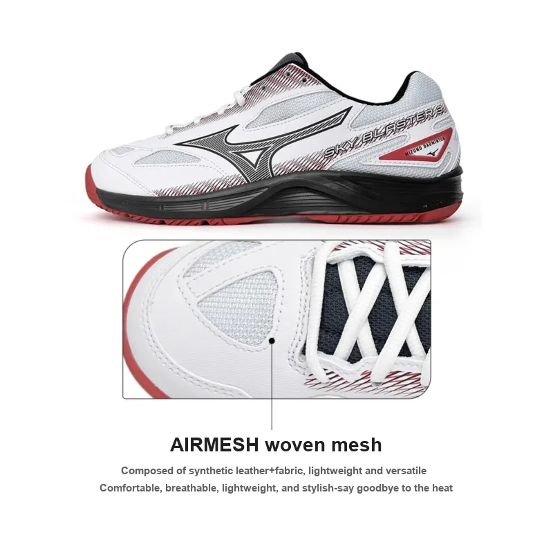 Mizuno Sky Blaster 3 Wide 'White Black Cayenne'-4