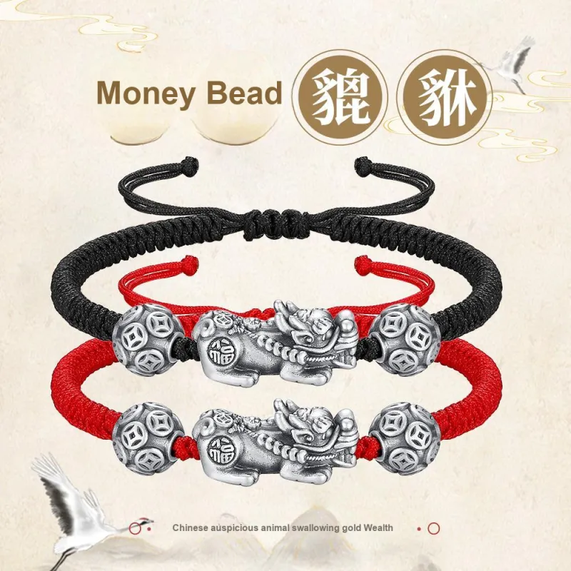 Inker Good Stone 999 Fine Silver Bracelets Unisex-1