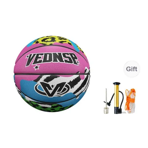 VEIDOORN PU Basketball Blue Pink Size 7 Ball Competition Training Unisex