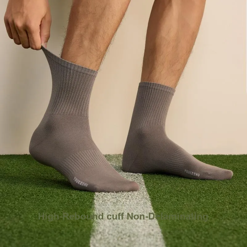 YOUKESHU Men Mid Calf Socks-20