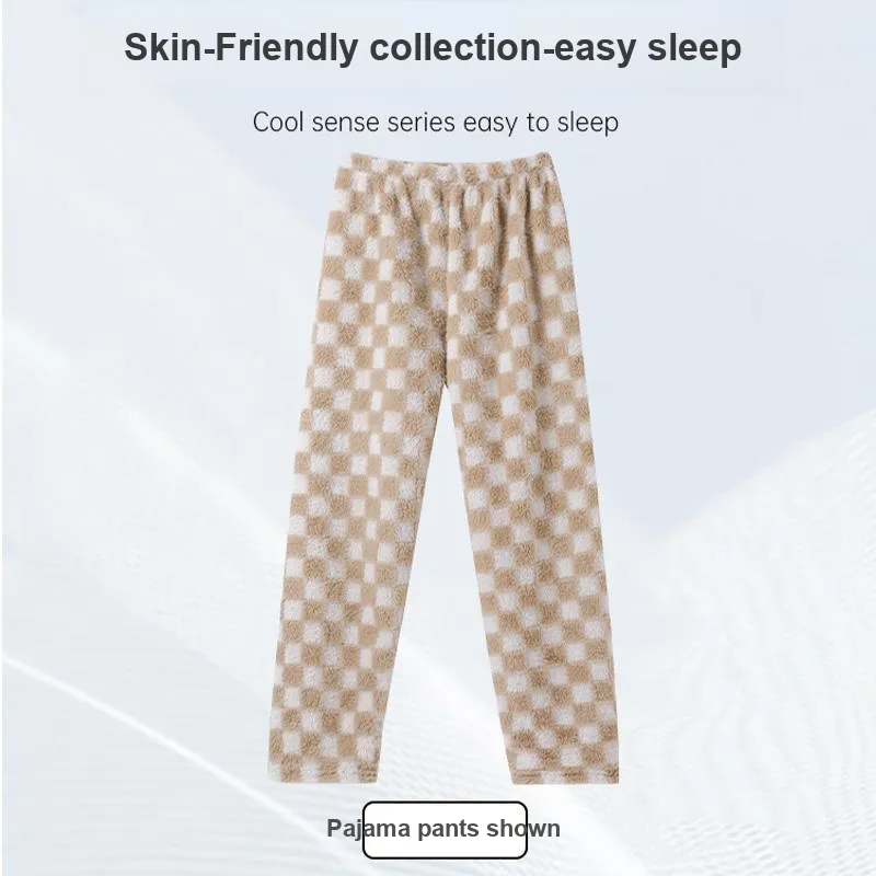 MADALLO Pajama Pants Women's Khaki-4