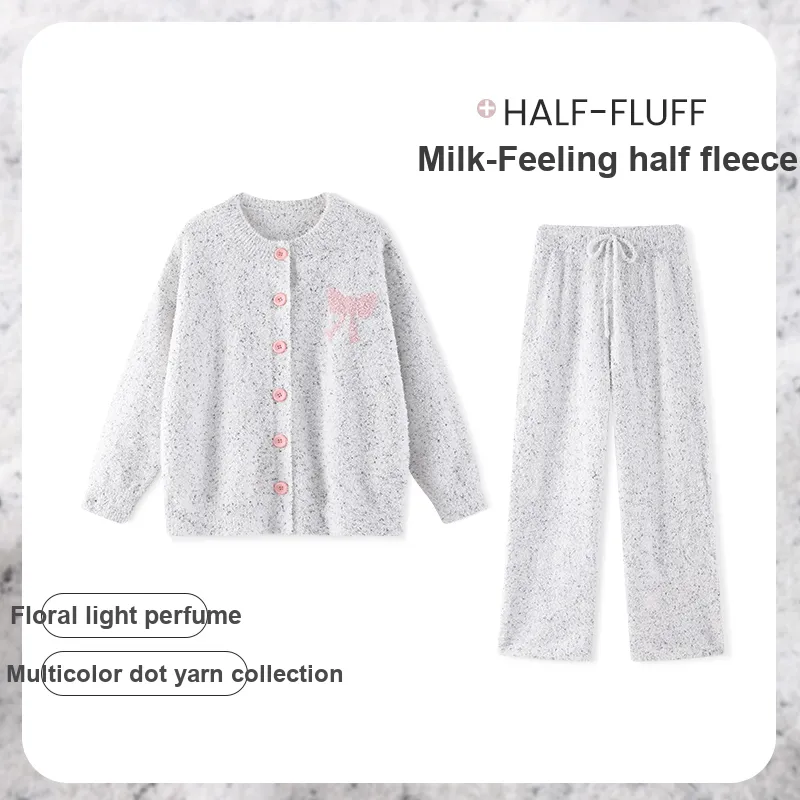 Beast's Secret Pajama Set Women's Light Gray-4