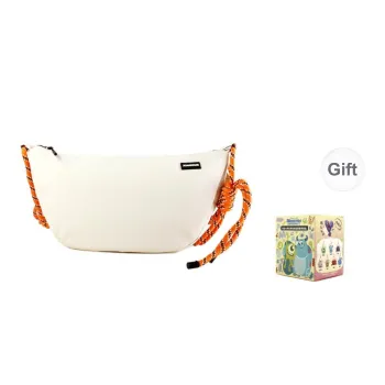 BACKSTAGE Polyester Dumpling Bag Shoulder Bag Crossbody Bag Unisex White/Blue/Black/Gray