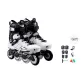 White Silver Professional Protective Gear Set