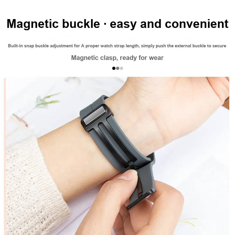 PULAISI Xiaomi Compatibility Watch Band Silicone Material-13