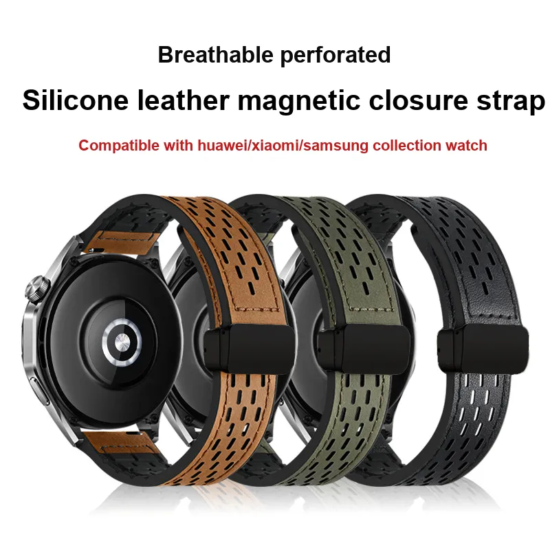 Vobafe Watch Band Huawei Compatibility Genuine Leather Material-7