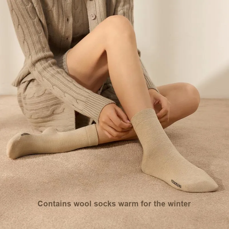 YOUKESHU Mid Calf Socks Women's-22