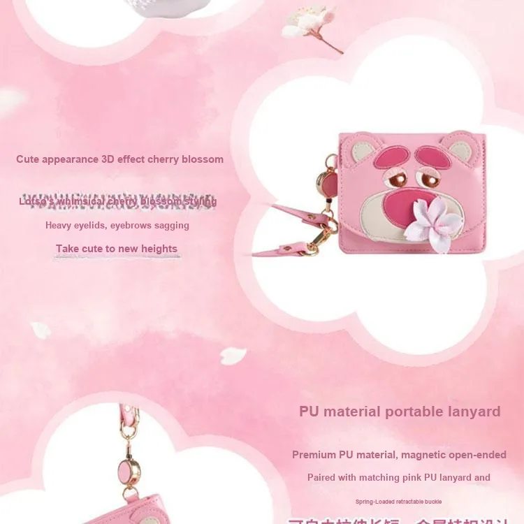 Disney PU Polyurethane Card Holder Regular Women's Pink-2