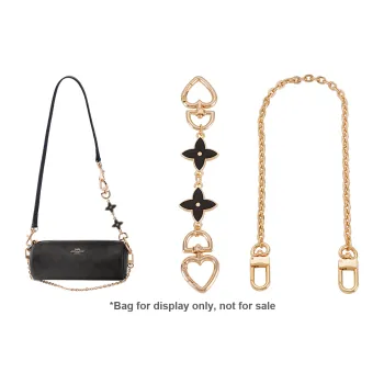 Lan Bao Fan Metal Shoulder Strap, Bag Accessory Women's Gold Tone