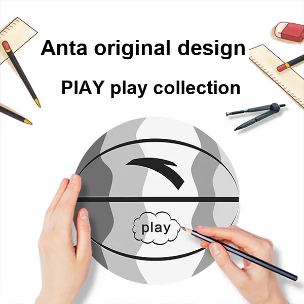 Anta Rubber Basketball Size 7 Ball Size 5 Ball Training Competition-6