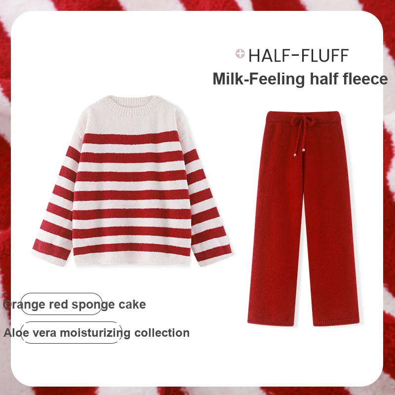 Beast's Secret Pajama Set Women's Red-4