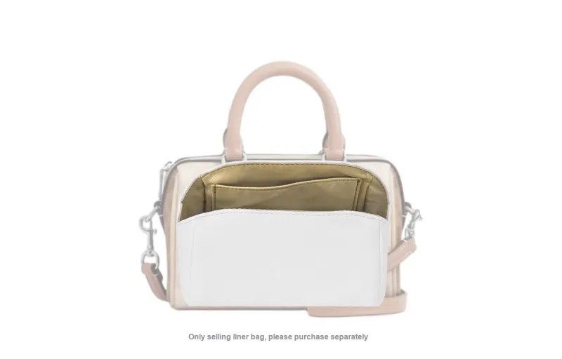 Lan Bao Fan Microfiber Polyurethane Fashion Versatile Shoulder Strap Bag Strap Women's Milk White/Black-49