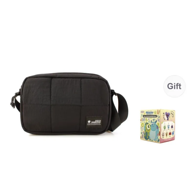 BACKSTAGE Polyamide Shoulder Bag Regular Unisex Black/Green/Yellow-7
