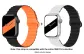 Apple Silicone Strap-Black Orange * White Black