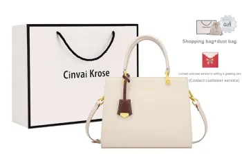 Simvay Clos Cow Leather Tote Shoulder Bag Handbag Medium Size Women's