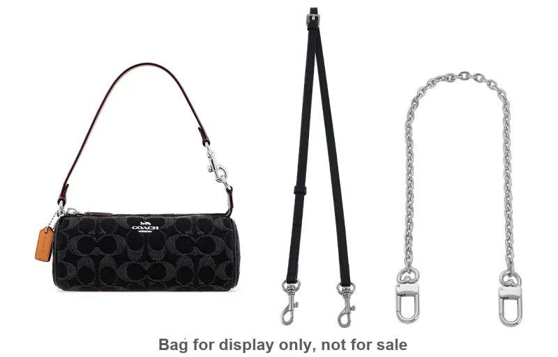 Lan Bao Fan Metal Shoulder Strap, Bag Accessory Women's Gold Tone-138