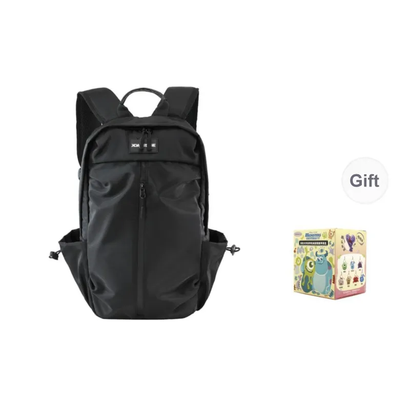 BACKSTAGE Durable Fabric Backpack Men's Black-0