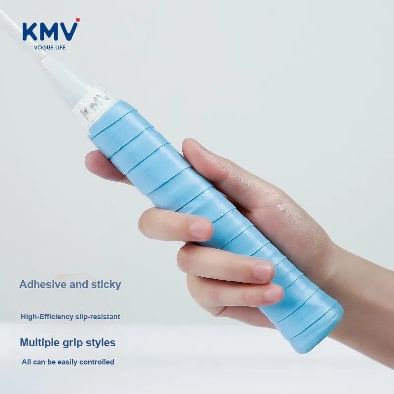 KMV Badminton Grip Tape Polyurethane Thin 1100mm Length X 25mm Width X 0.7mm Thickness-8