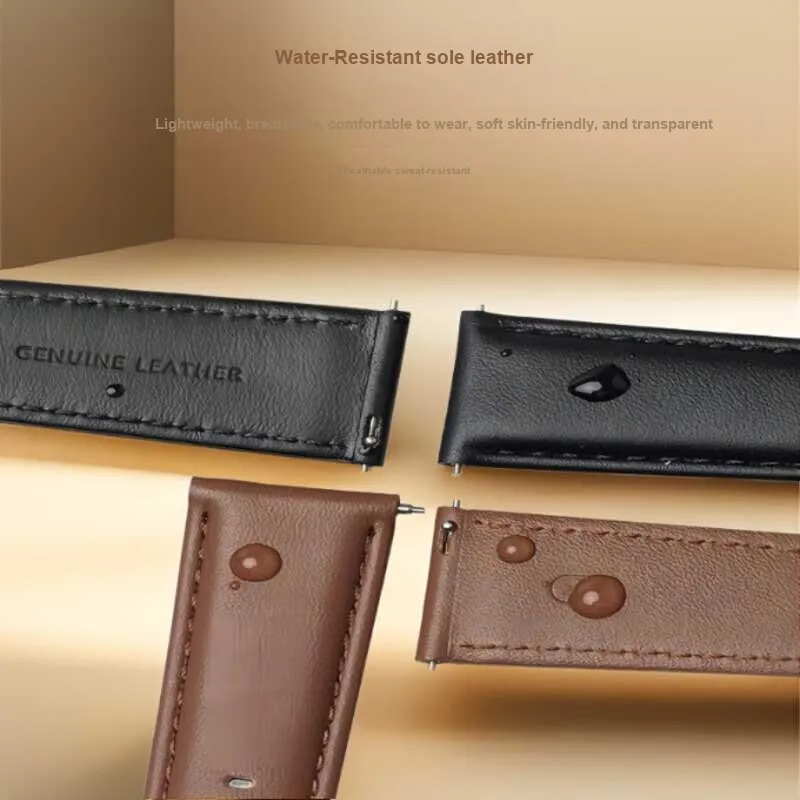 FUDIEN Xiaomi Compatibility Watch Band Genuine Leather Material-19