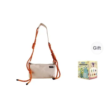 BACKSTAGE Polyester Shoulder Bag, Crossbody Bag Unisex Ecru/Black/Blue/Gray