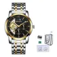 Steel Band Gold Black
