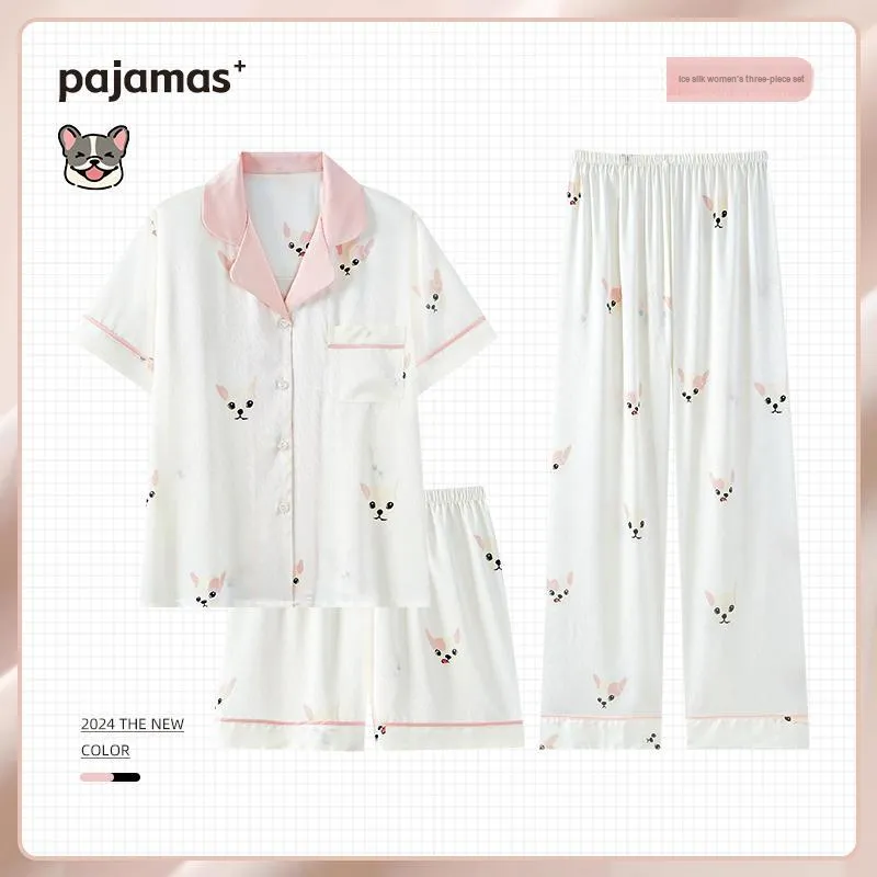 O'MESIK Pajama Set Women's Ivory-1