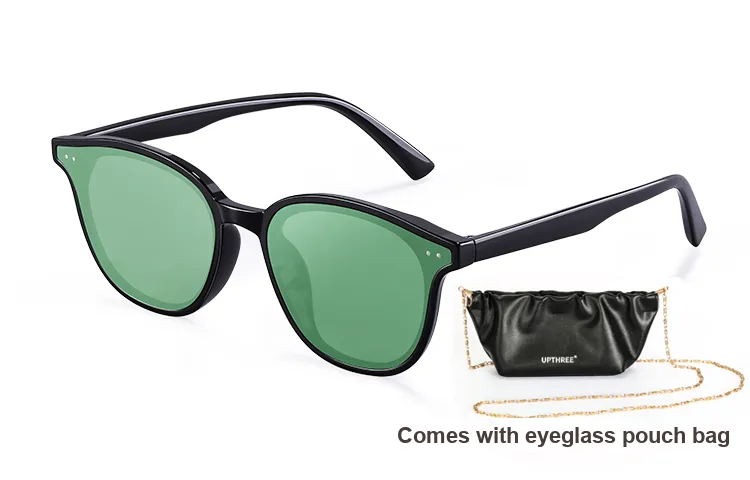 Upthree TR/Memory Plastic Square Sunglasses Unisex-5