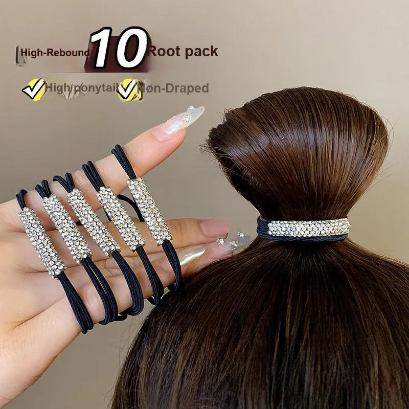 Danqin Elastic String Hair Tie Women's-18