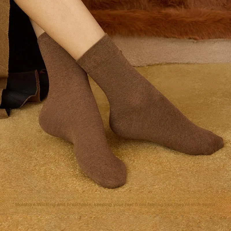 YOUKESHU Mid Calf Socks Women's-17