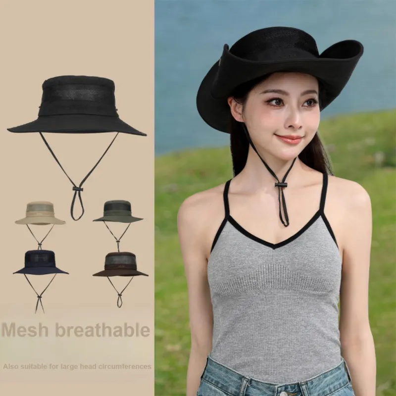 PEAK Polyester Bucket Hats Unisex-5