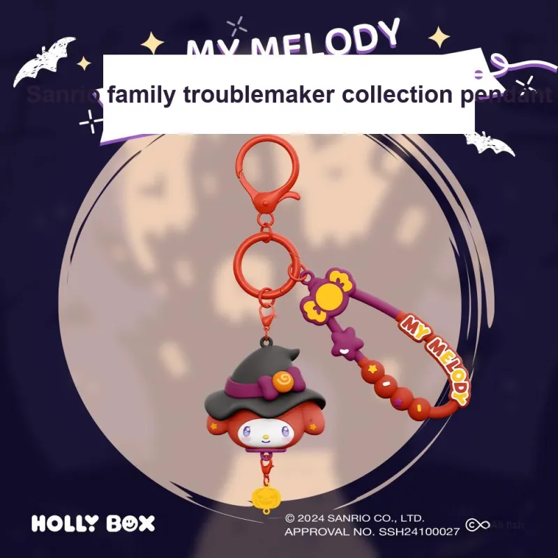 Sanrio Kuromi Pochacco PVC Pendants Unisex-29