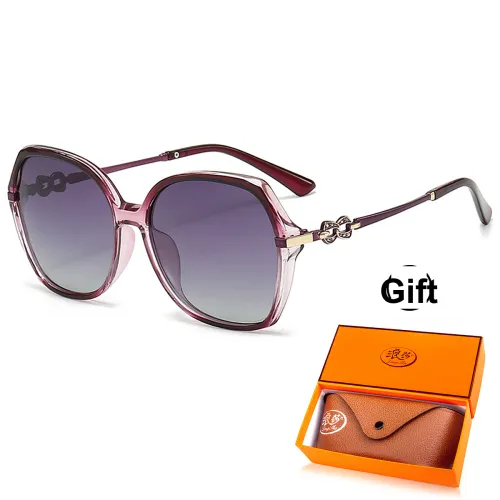 Lanza Oval Sunglasses With Polarized Lenses Women's