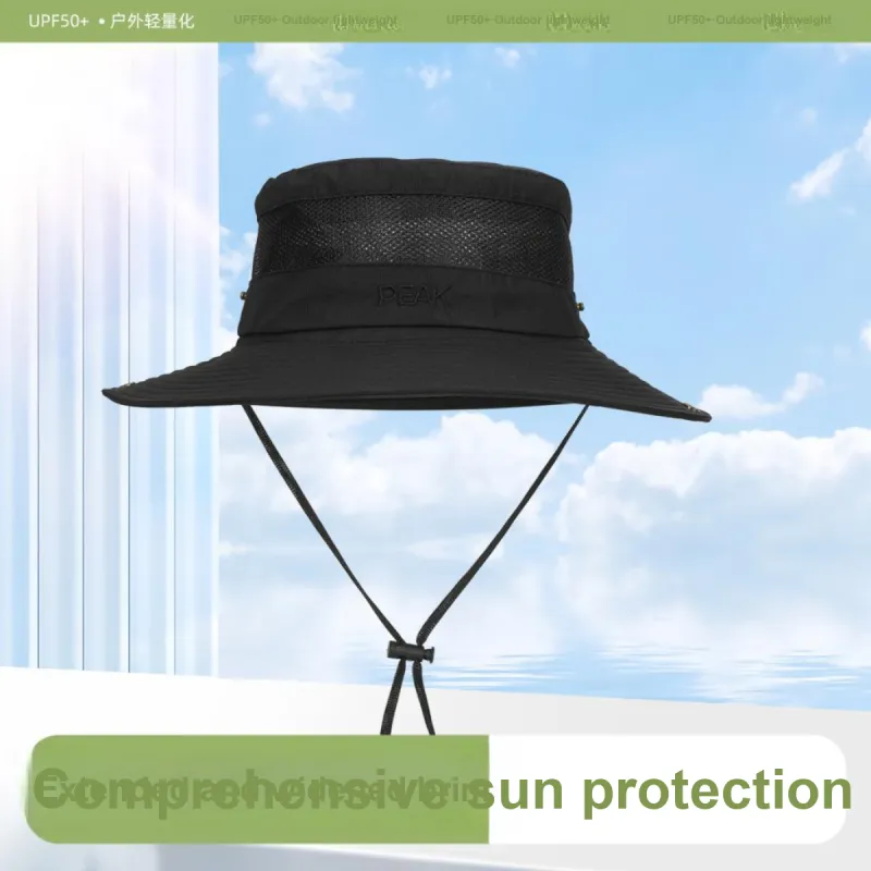 PEAK Polyester Bucket Hats Unisex-11