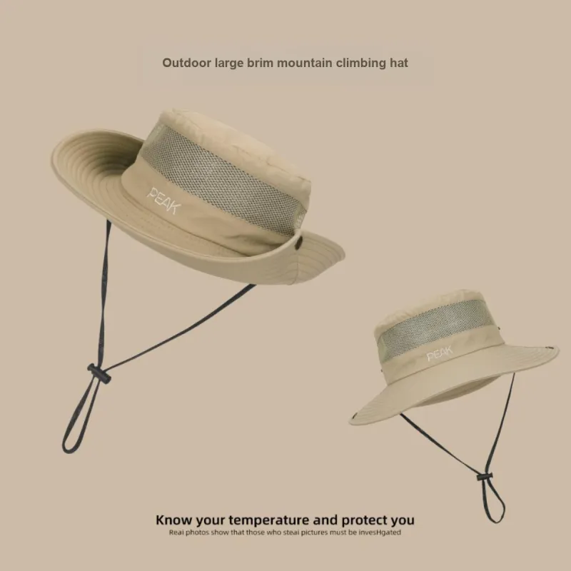 PEAK Polyester Bucket Hats Unisex-10