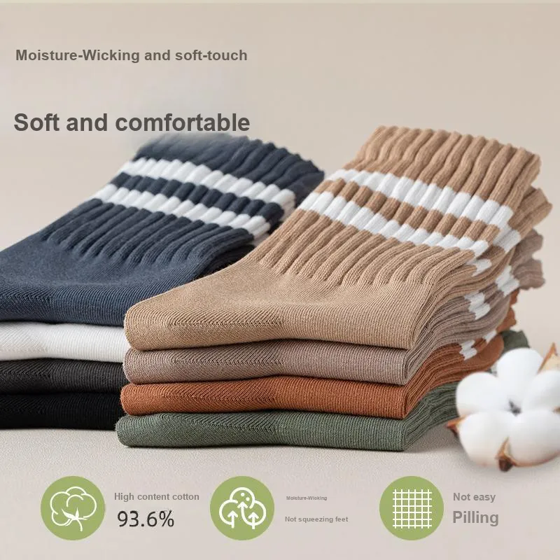 AOKANG Mid Calf Socks Men's 3 Pack-18