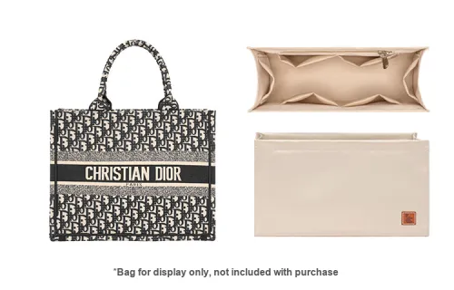 Tribute Silk Bag Accessory Bag Insert Women's Beige/Black