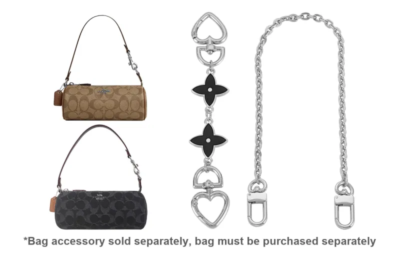 Lan Bao Fan Metal Shoulder Strap, Bag Accessory Women's Gold Tone-60