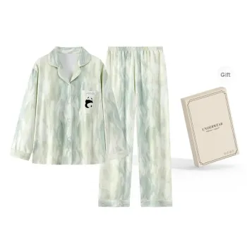 O'MESIK Pajama Set Women's Gift Box Set Apricot