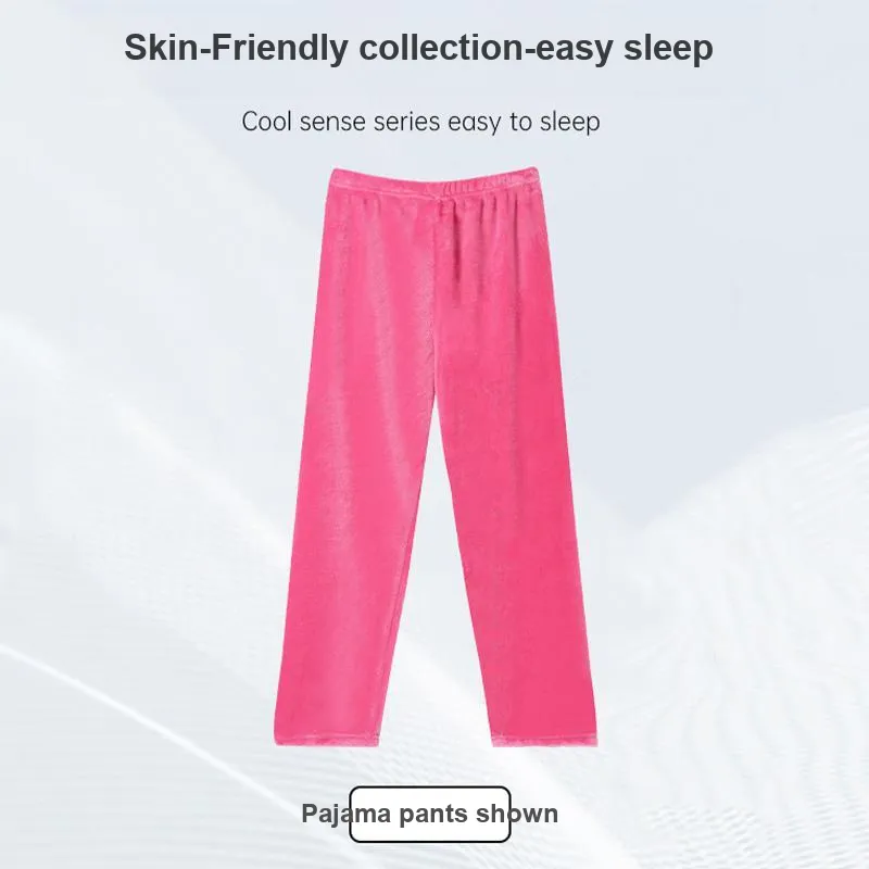 MADALLO Pajama Pants Women's Bright Pink-4