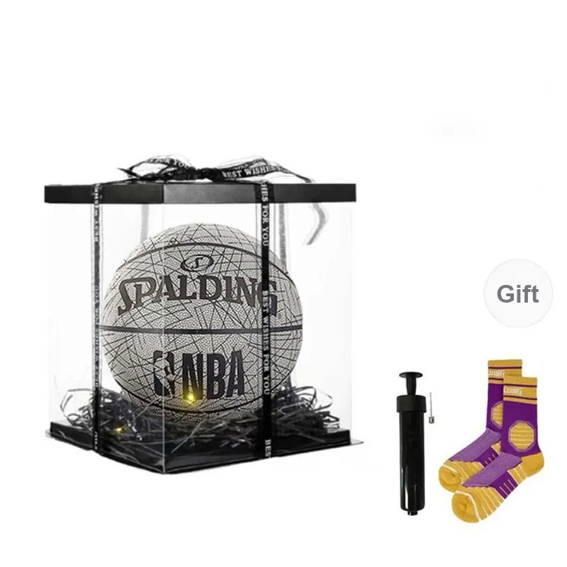 SPALDING Reflective Series PU Basketball Gray Size 7 Training Unisex-5