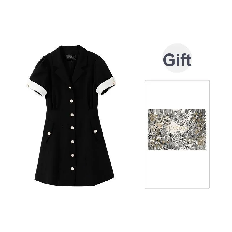 YUMOMO STAR Женские Платья с Коротким Рукавом