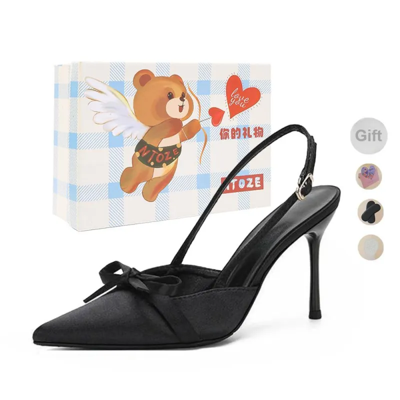 NTOZE Slim Heel High Heels Women's-4