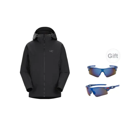 Arcteryx Gamma Series Windbreaker Jackets Men Black Includes Glasses