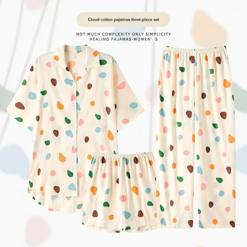 XIAFENYAN Pajama Set Women's Apricot Yellow-1