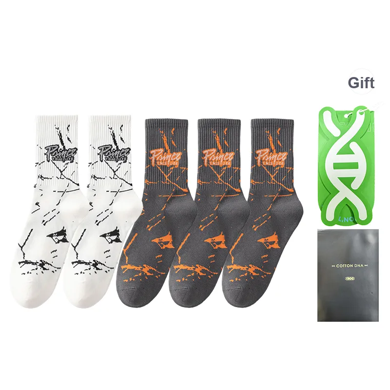Cotton Gene Mid Calf Socks Men's Box 5 Pack-14